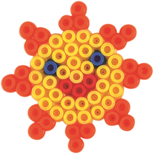 Load image into Gallery viewer, 4,000 HAMA Midi Beads & Pegboards in Yellow Tub