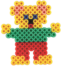 Load image into Gallery viewer, 4,000 HAMA Midi Beads & Pegboards in Yellow Tub