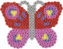 Load image into Gallery viewer, Butterfly, Flower and Doll 3-Pack HAMA Pegboards