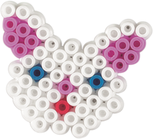 Load image into Gallery viewer, 4,000 HAMA Midi Beads &amp; Pegboards in Pink Tub

