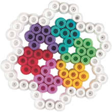 Load image into Gallery viewer, 4,000 HAMA Midi Beads &amp; Pegboards in Pink Tub
