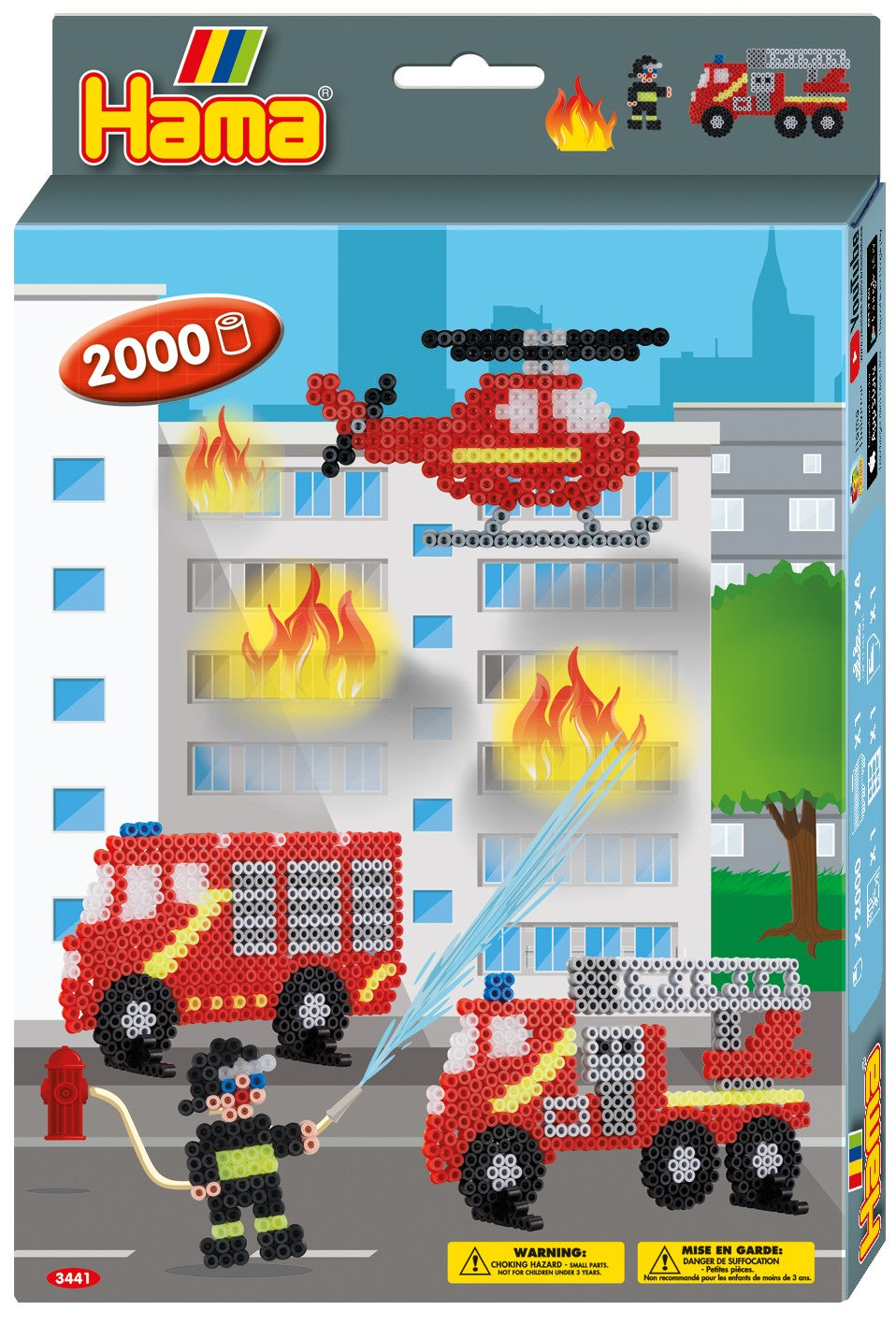 Fire Rescue HAMA Midi Bead Activity Set