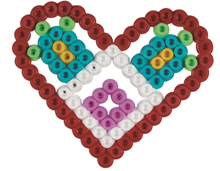 Load image into Gallery viewer, Small Round, Hexagon, Heart, Star and Square HAMA 5-Pack Pegboards
