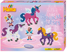 Load image into Gallery viewer, Magical Horses HAMA Beads Midi Beads Gift Box
